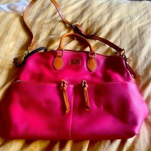 Red Dooney Bourke Double pocket satchel
